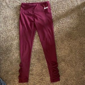 Justice Girls Size 10/12 Mesh Lattice Leggings